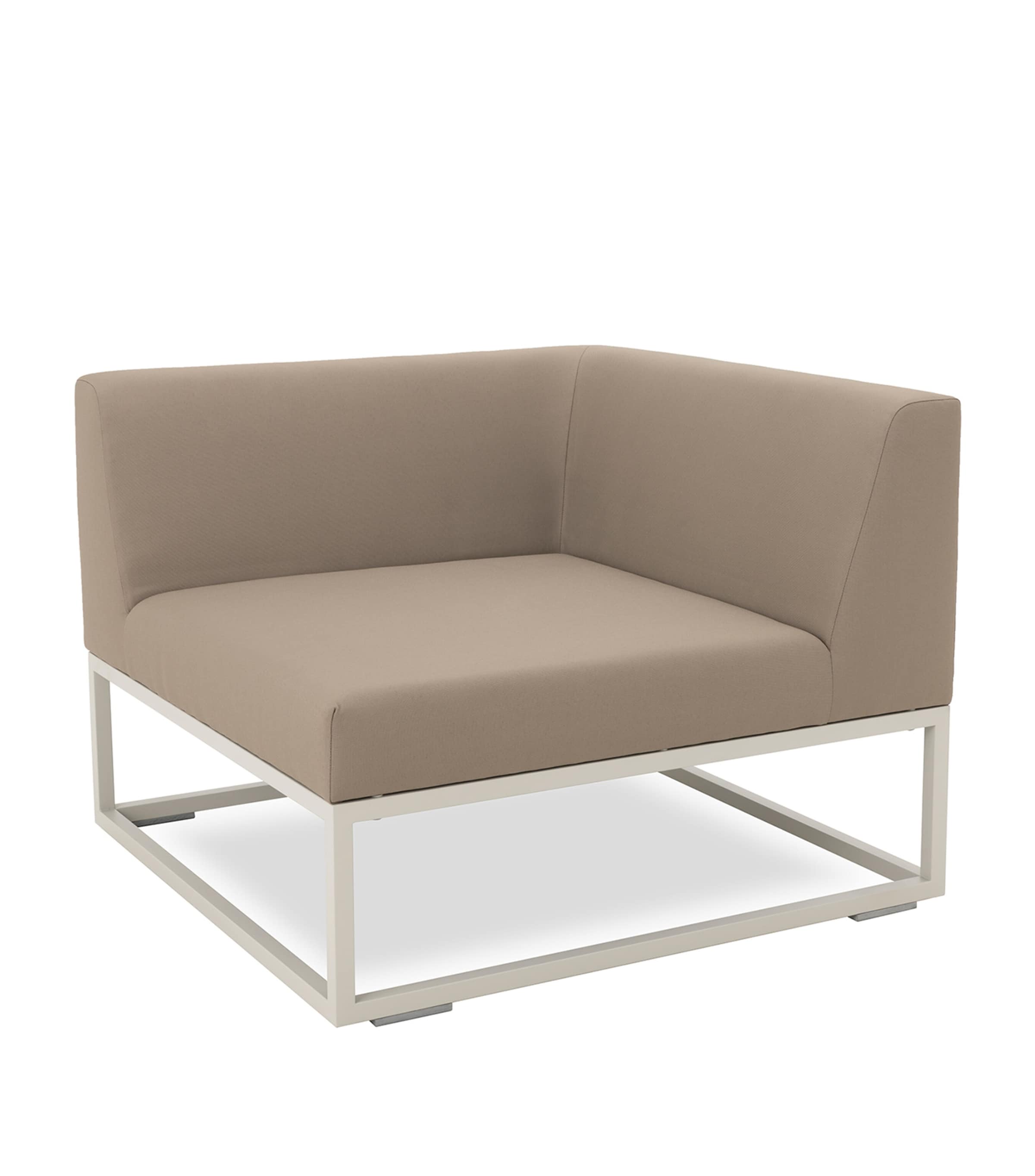 Indian Ocean modular outdoor lounge chair corner module, UK version