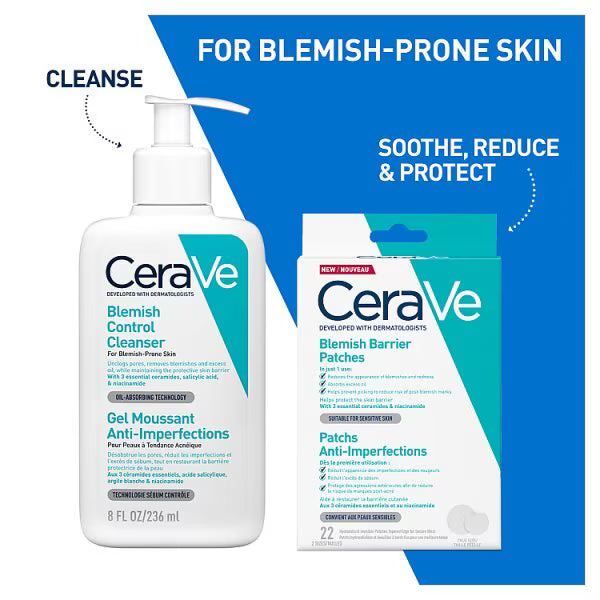 CeraVe Blemish Barrier Patches 22 Pieces - British product