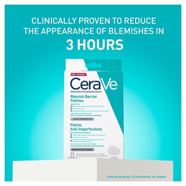 CeraVe Blemish Barrier Patches 22 Pieces - British product