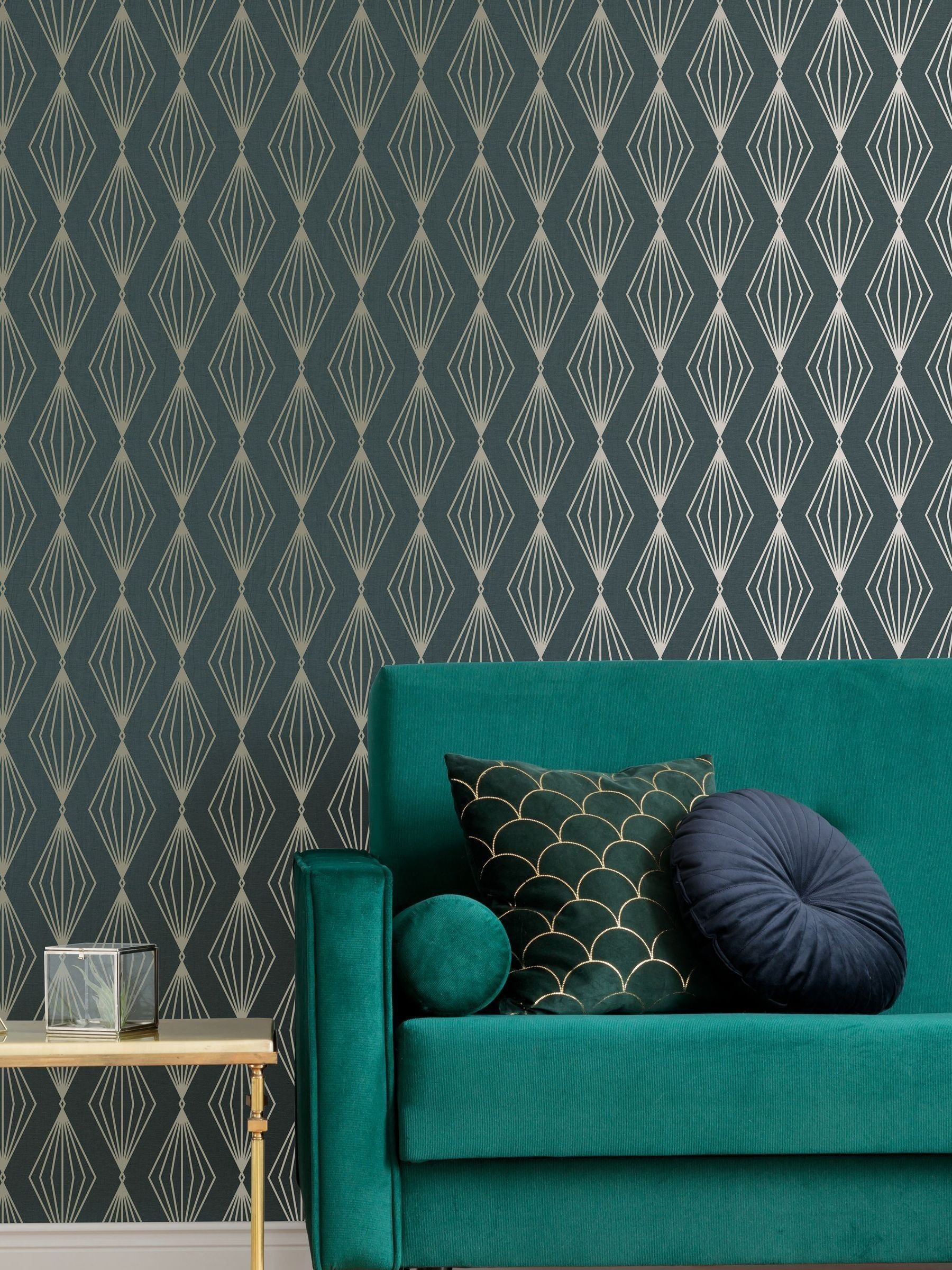Art For The Home wallpaper Boutique Marquise Geo 10m (British brand)