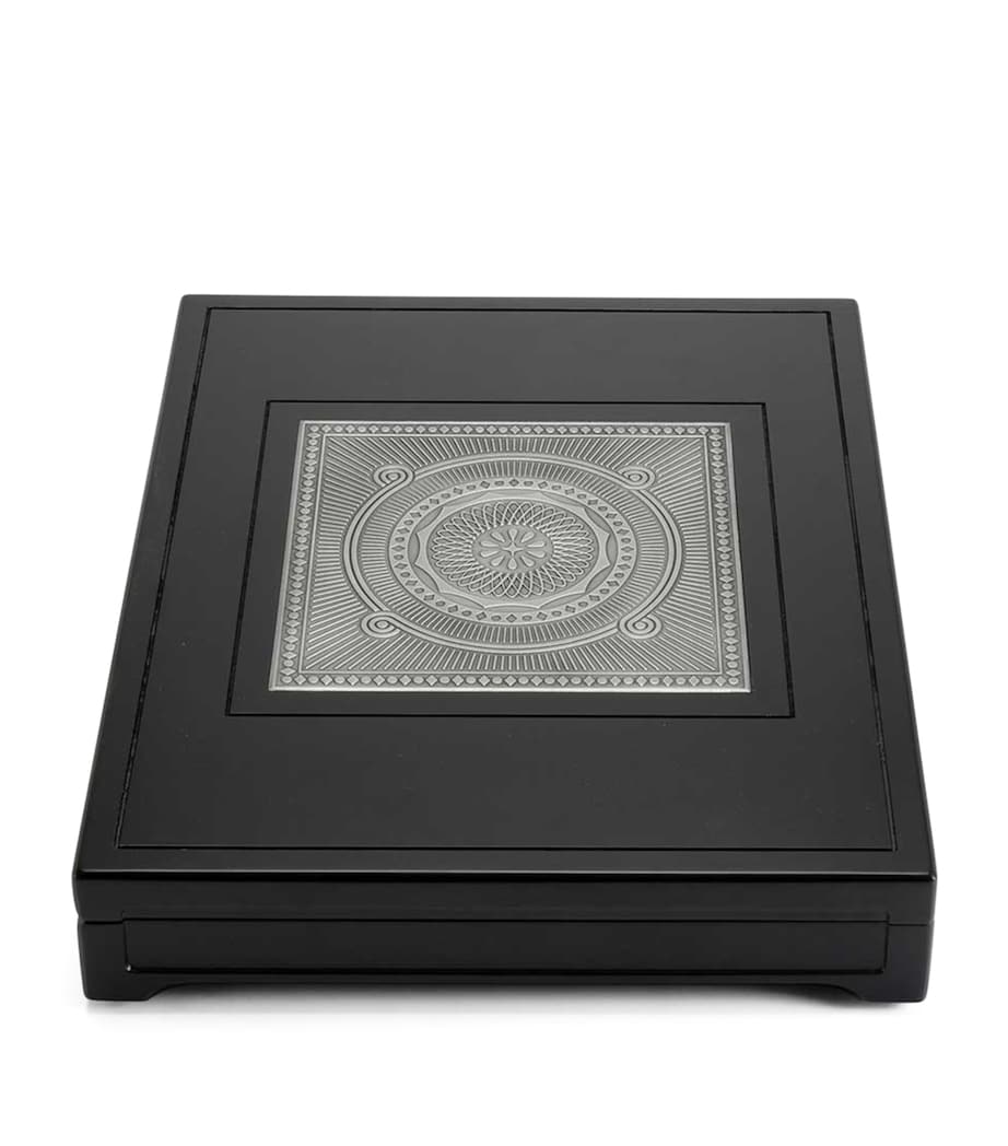 Royal Selangor Ace poker set with pewter chips and case, UK version