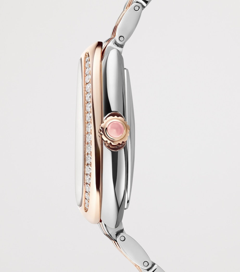 Bvlgari Serpenti Seduttori rose gold diamond watch 34mm (British brand)