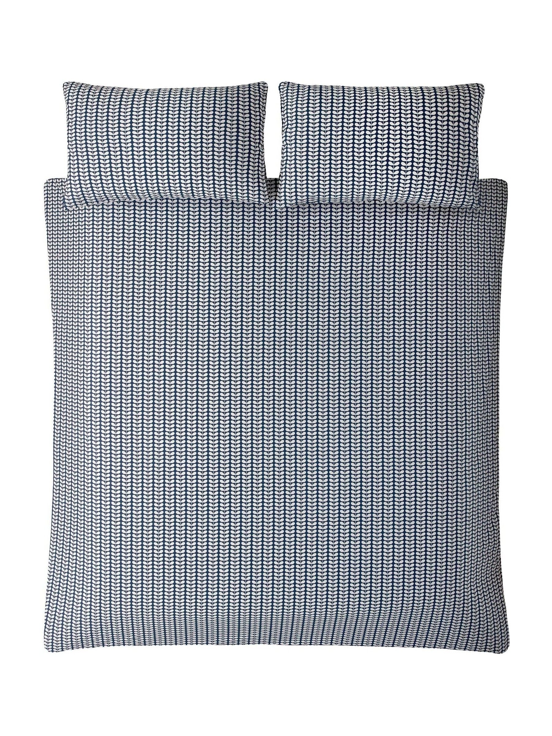 Orla Kiely Blue Tiny Stem 100% Cotton Duvet Cover