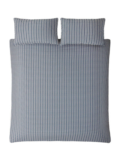 Next Orla Kiely Blue Tiny Stem 100% Cotton Duvet Cover- Buy online at McGrocer