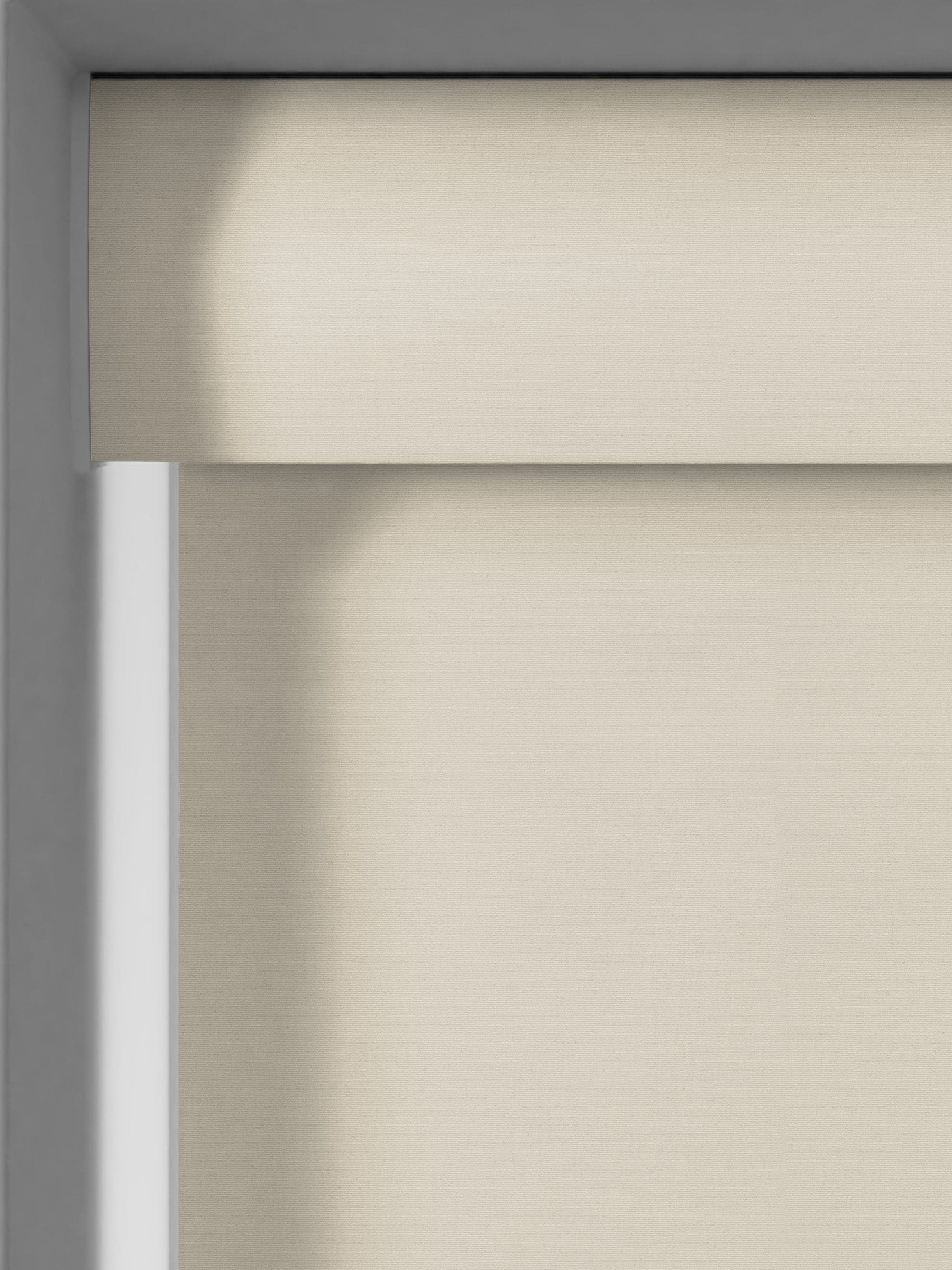 Next beige natural Solstice blackout roller blind (British brand)