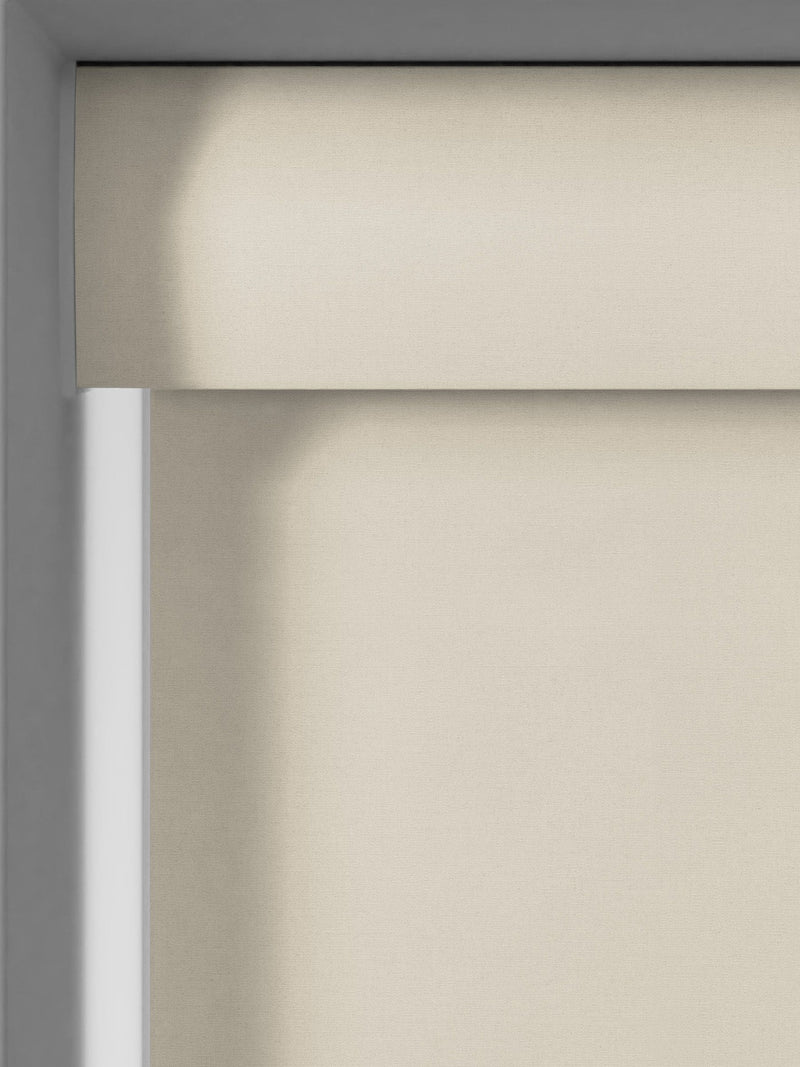 Next beige natural Solstice blackout roller blind (British brand)