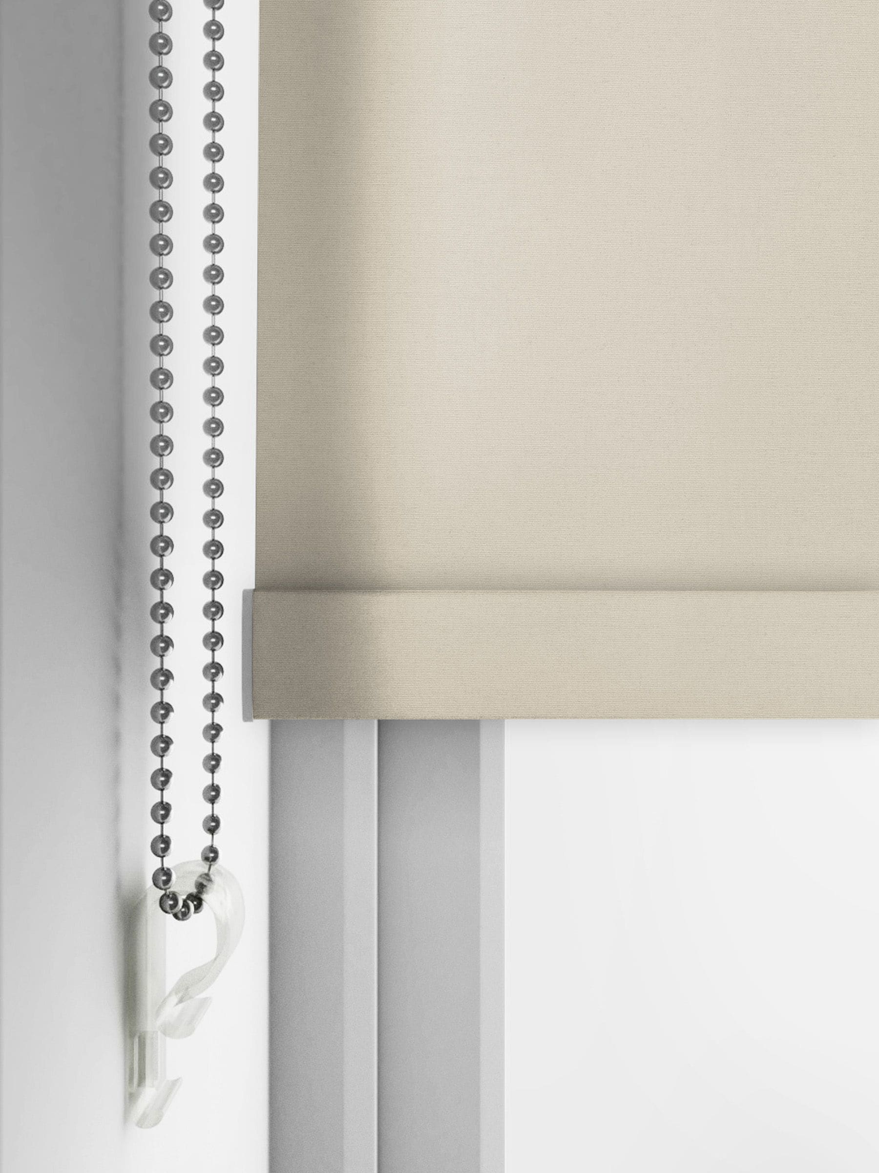 Next beige natural Solstice blackout roller blind (British brand)