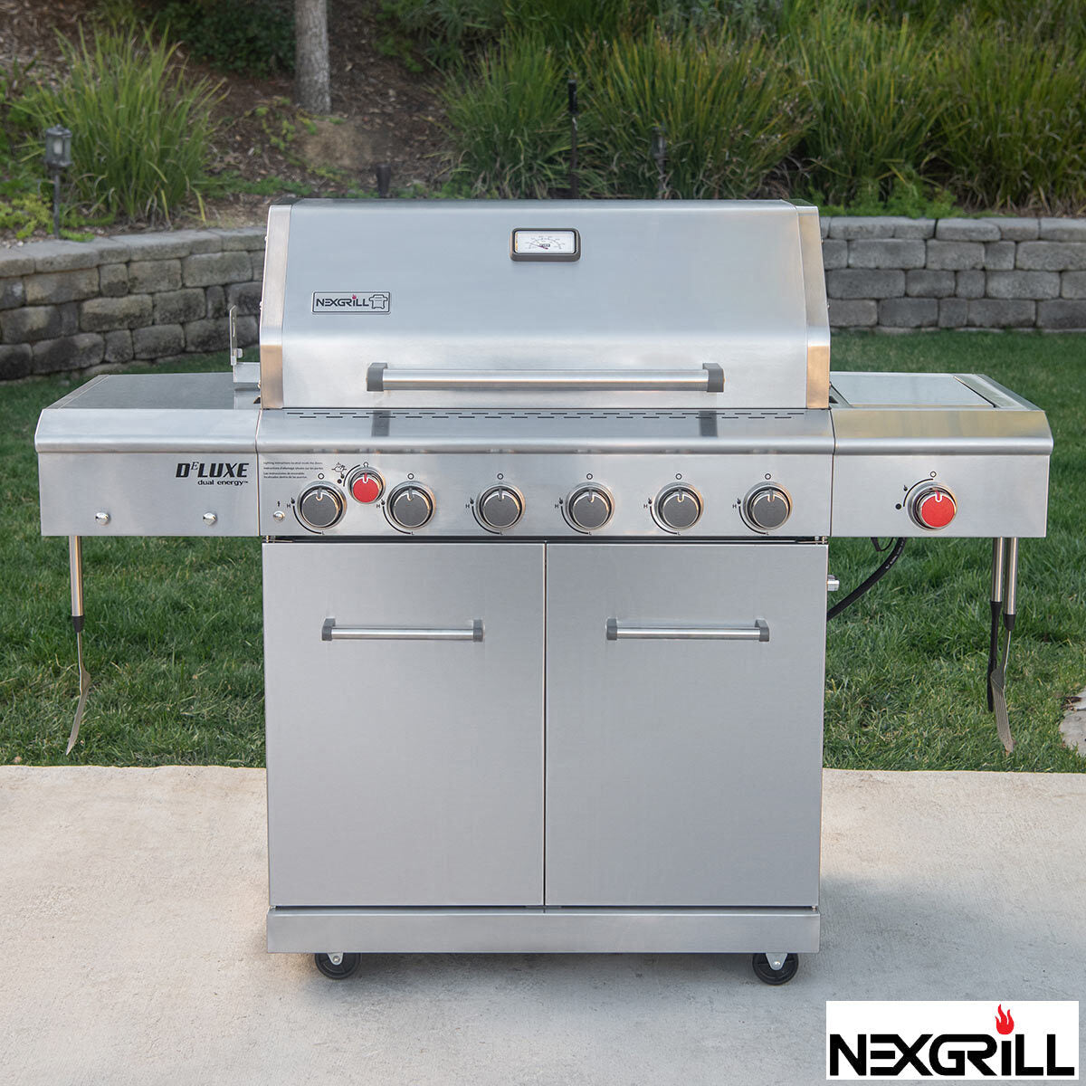 Nexgrill 7 Burner Stainless Steel Gas Barbecue + Side Burner + Rotisserie Kit + Cover GOODS Costco UK