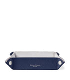 Aspinal of London medium leather tidy tray 20cm x 20cm - British product