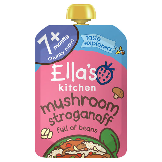 Ella's Kitchen Organic Mushroom Stroganoff Baby Food Pouch 7+ Months 130g GOODS Sainsburys   
