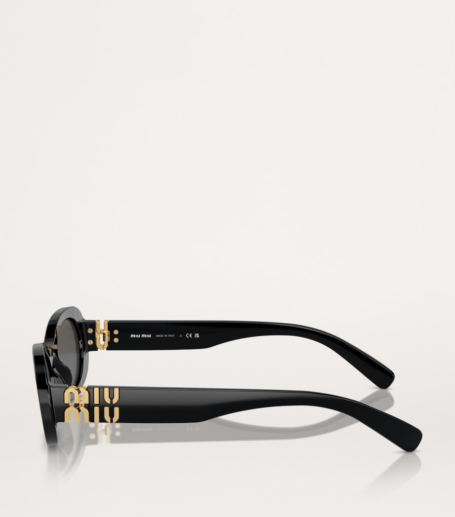 Miu Miu acetate oval sunglasses, UK version