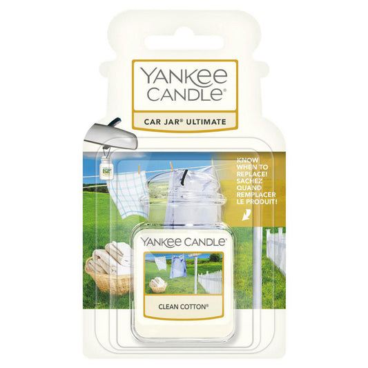 Yankee Candle Car Jar Ultimate Clean Cotton GOODS ASDA   