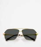 Versace Pilot Sunglasses gold-tone metal frame, imported from the UK