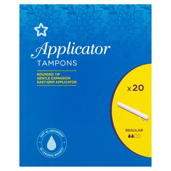 Superdrug Regular Applicator Tampons x 20