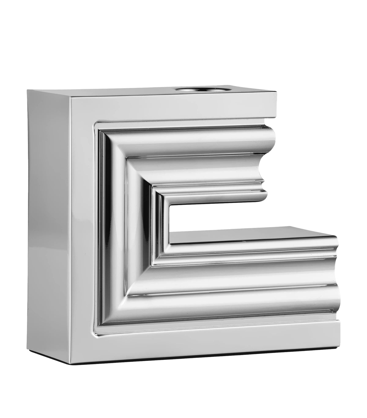 Christofle large Perspectives No.1 candle holder 10.5x12x4.5cm - British product