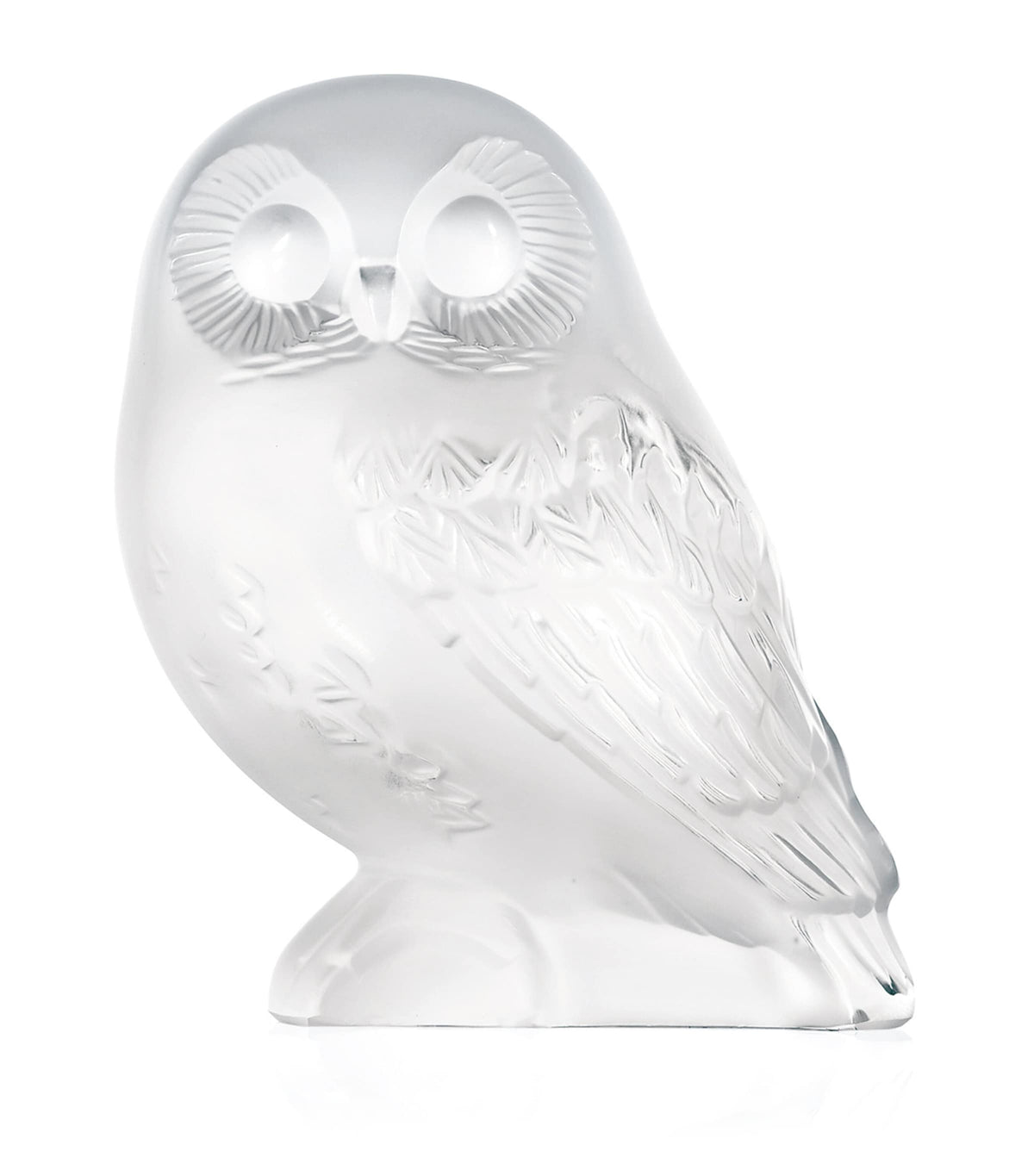 Lalique crystal owl sculpture, UK version