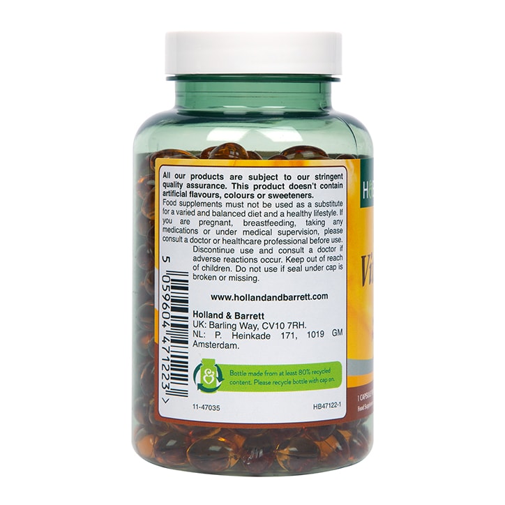 Holland & Barrett Vitamin E 400iu 120 Capsules Vitamin E Holland&Barrett   