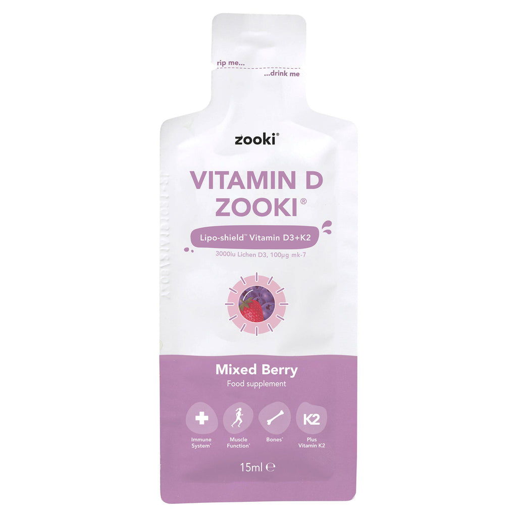 Zooki Vitamin D Mixed Berry Flavour Sachet 15ml