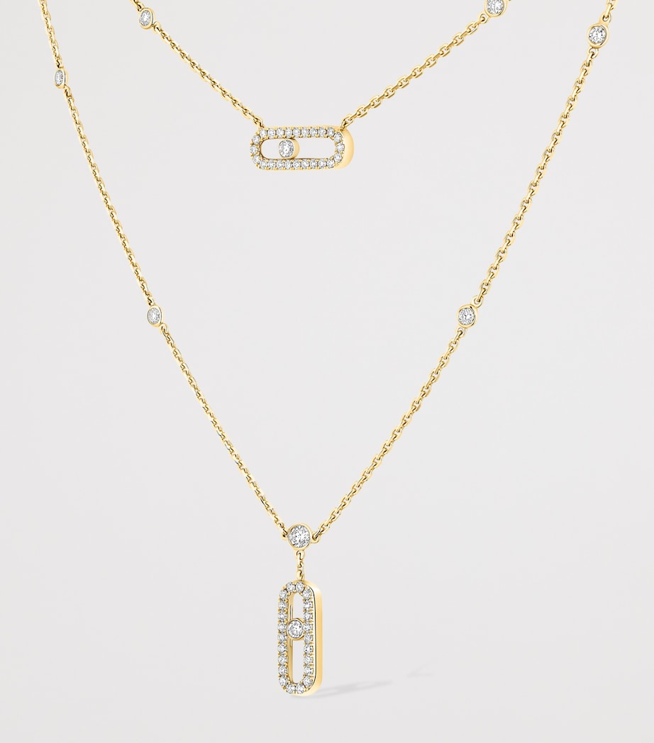 Messika Move Uno gold necklace 0.60ct - British product