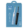 Oral-B Pro Vitality black and blue electric toothbrush (British brand)