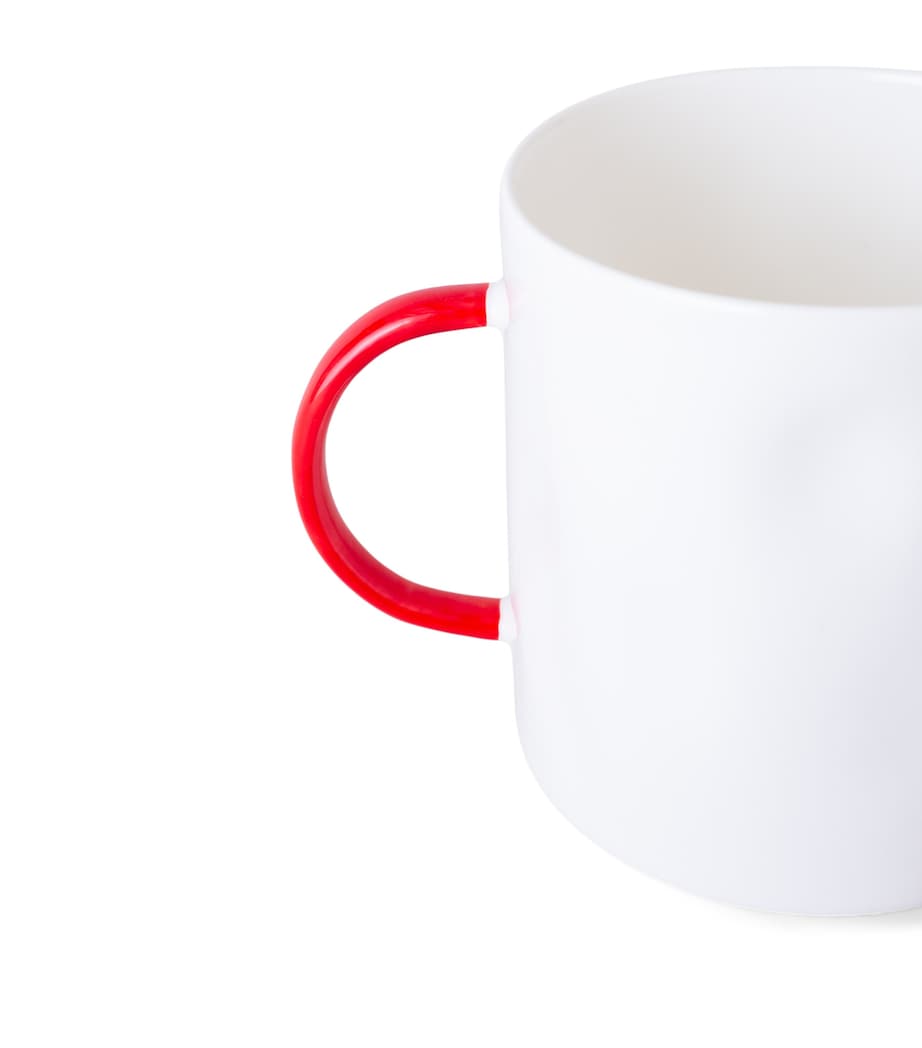 Feldspar fine bone china geranium tea mug - British product