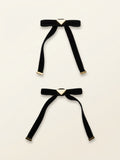 Prada velvet hair clips set of two (British brand)