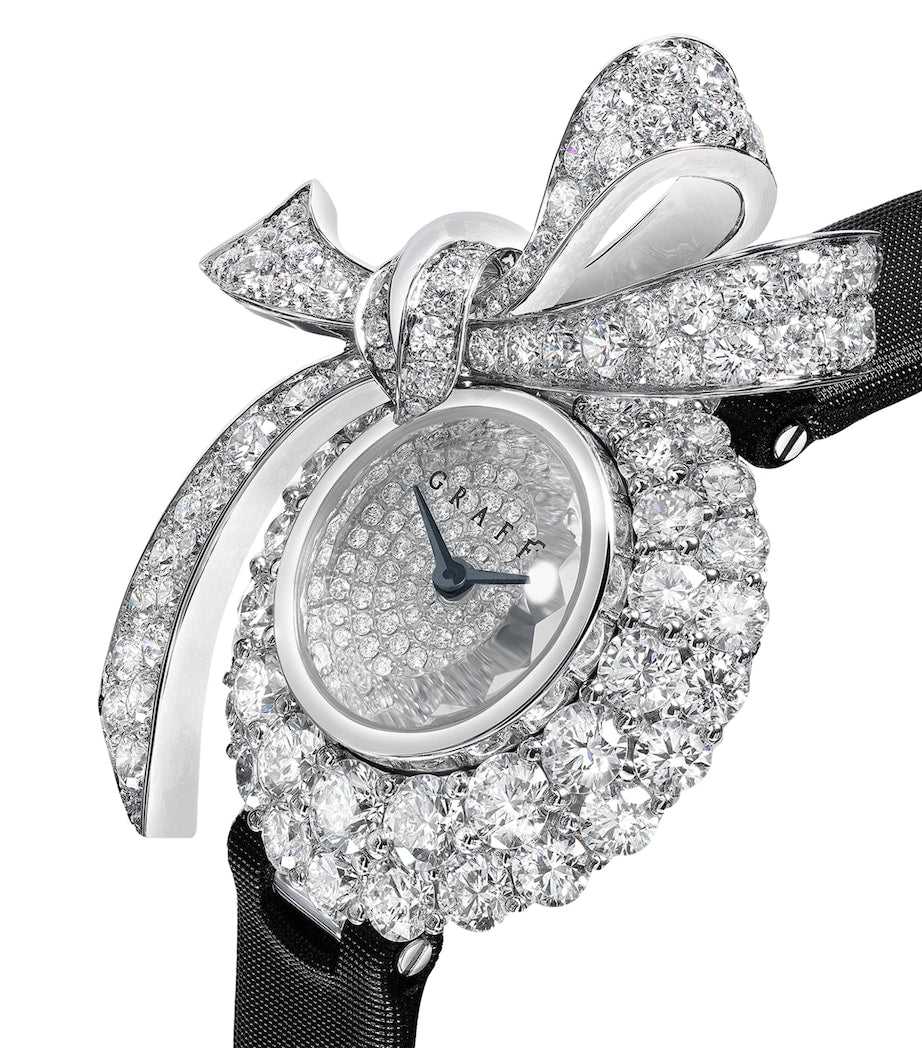 Graff white gold diamond Tilda's Bow watch 22.5mm - British product