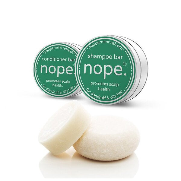 nope. peppermint refresh shampoo & conditioner bar set GOODS Superdrug   