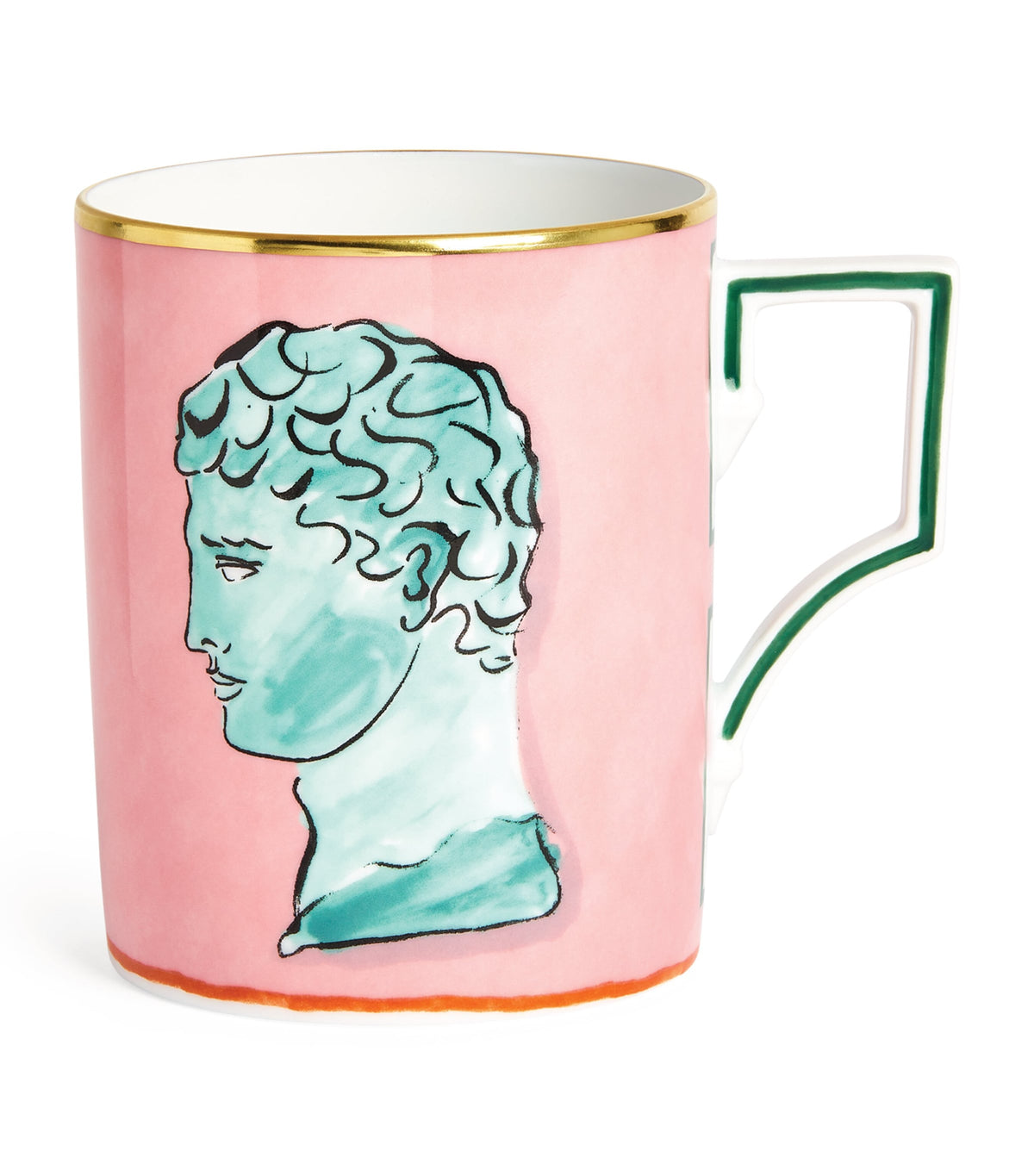 GINORI 1735 porcelain Il Viaggio di Nettuno mug, UK version
