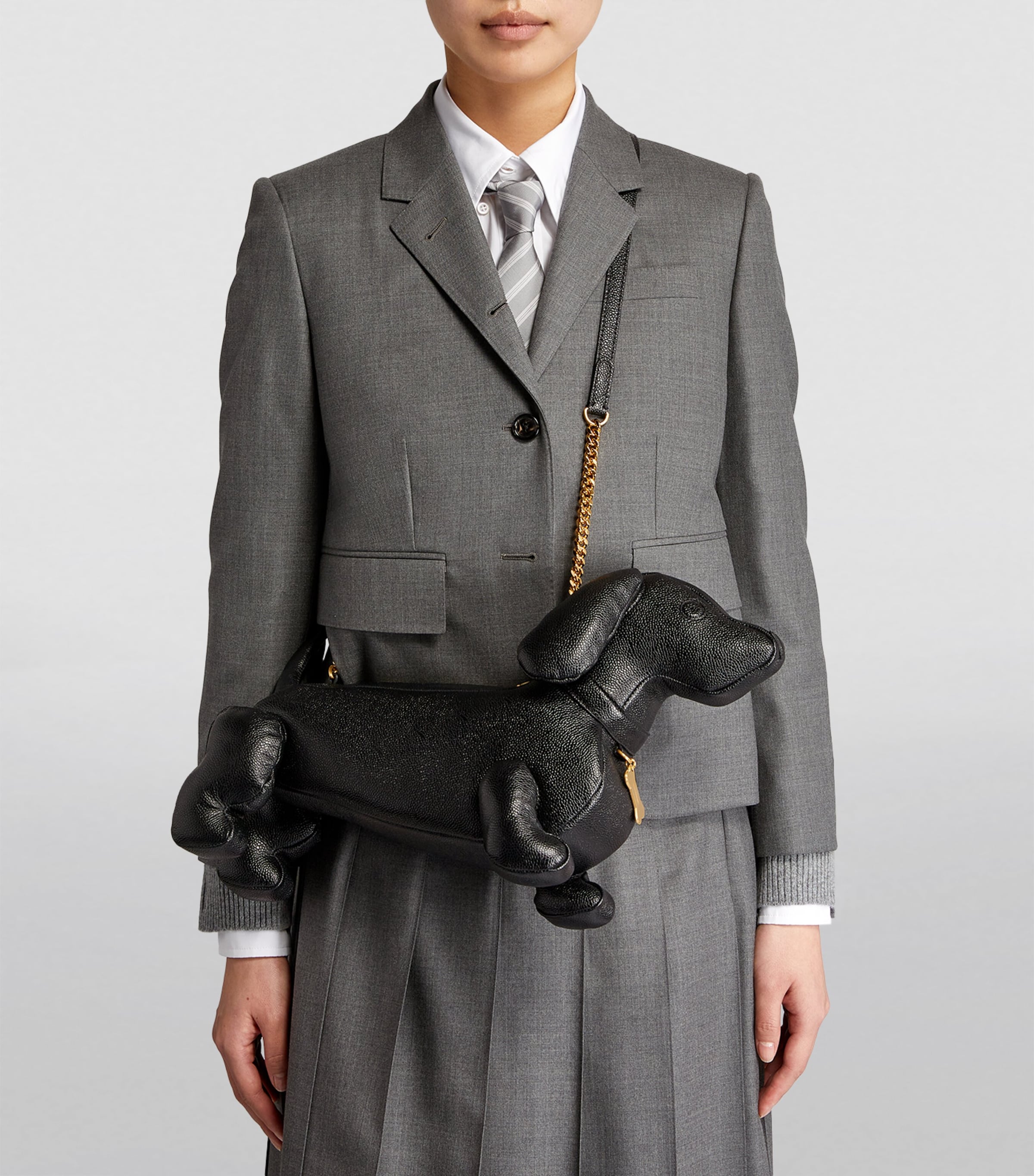 Thom Browne Mini Hector cross-body bag, imported from the UK