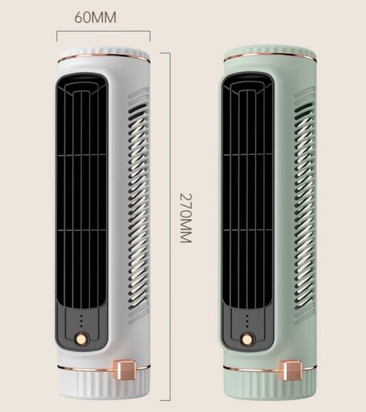 Leaper blade-less tower fan 6x8x27cm - British product