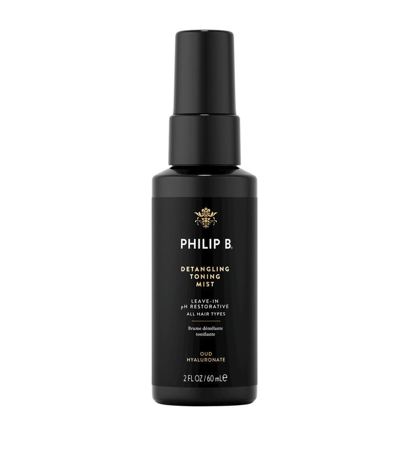 Philip B Detangling Toning Mist Velvet Oud 60ml, imported from the UK