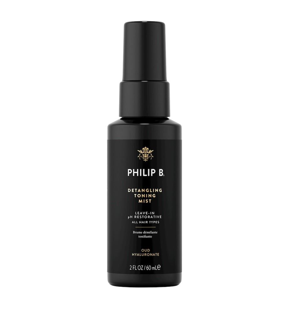 Philip B Detangling Toning Mist Velvet Oud 60ml, imported from the UK