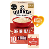 Quaker Oat So Simple Original Porridge Sachets Cereal   10 per pack Cereals M&S   