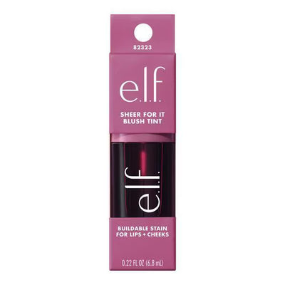 Superdrug e.l.f. Sheer For It Blush Tint Plum Lip and Cheek Stain- Buy online at McGrocer
