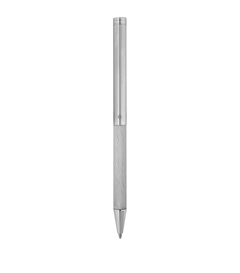 S.T. Dupont palladium classique ballpoint pen, 15cm height, slim design (British brand)