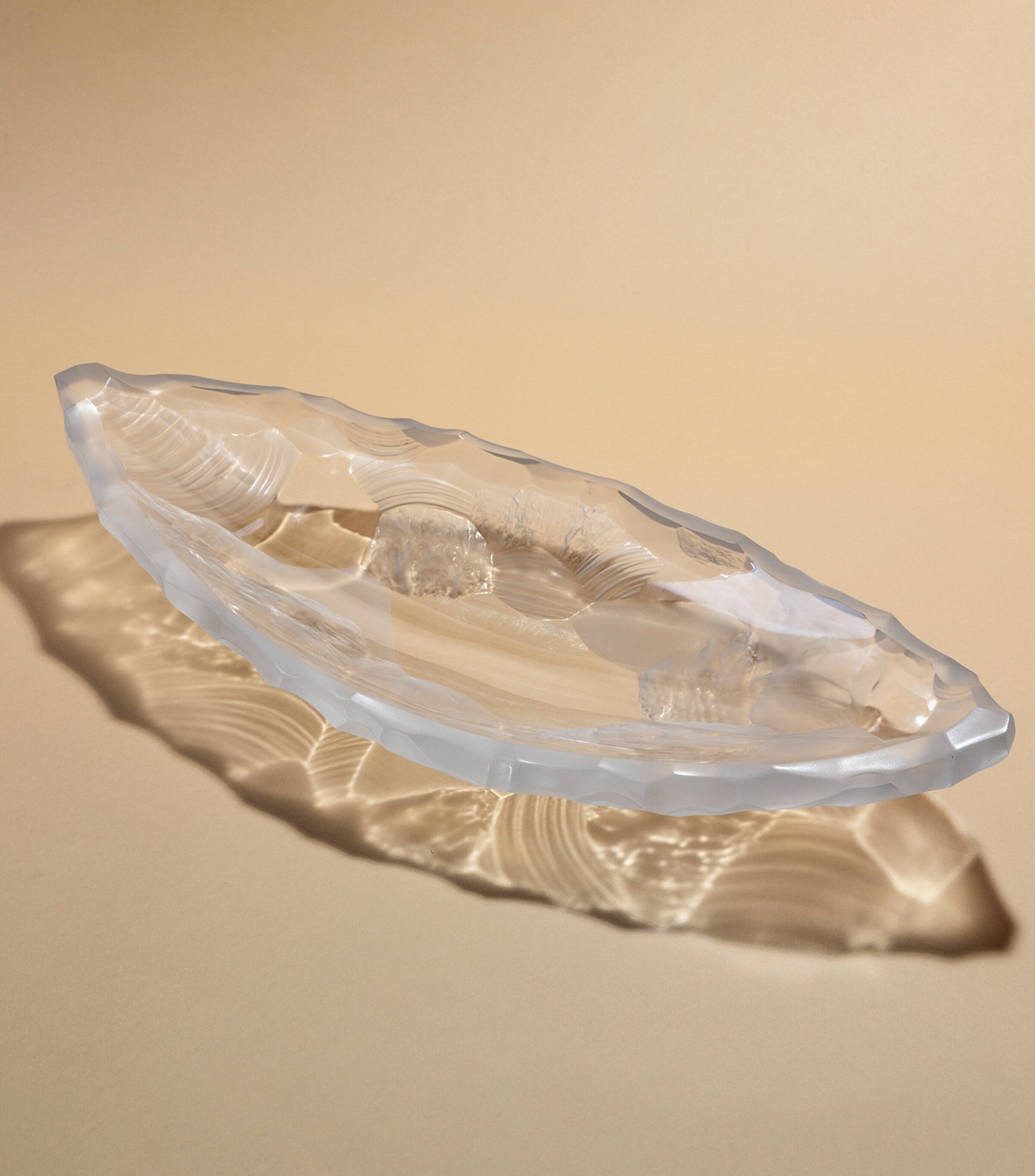 Lalique crystal Silex bowl 65cm, UK version