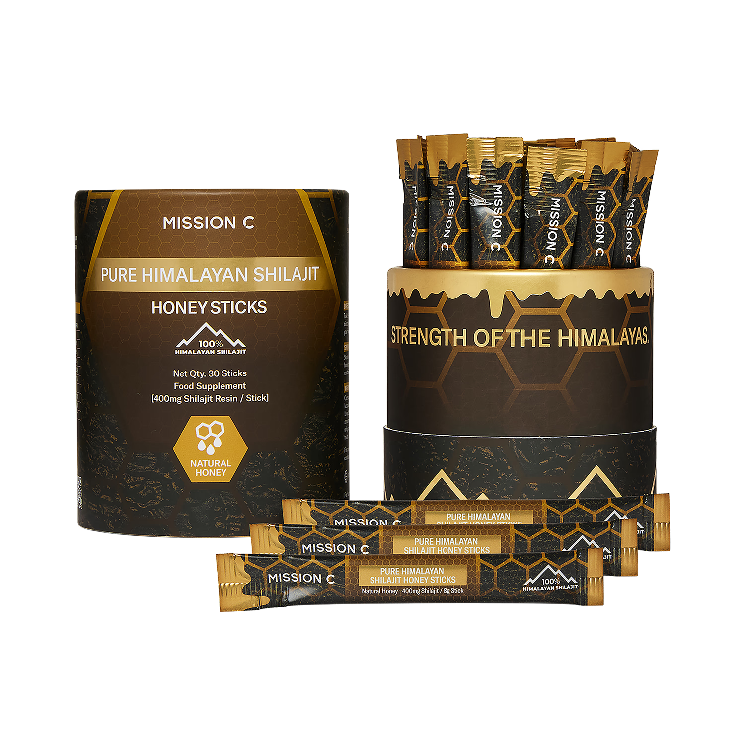 Mission C Shilajit honey sticks 30 pack, UK version