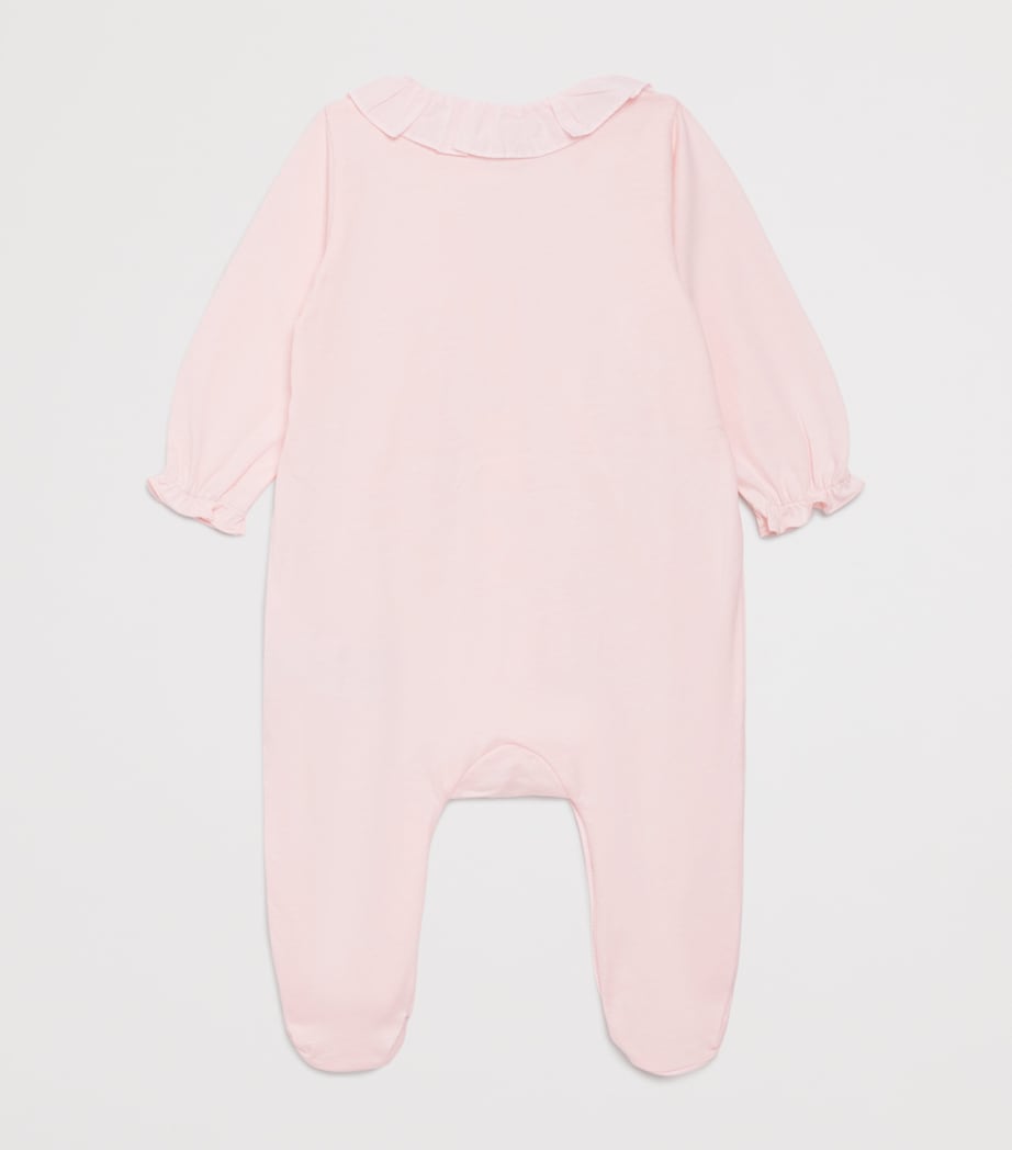 Tartine et Chocolat cotton frill-collar all-in-one baby 0-24 months (British brand)