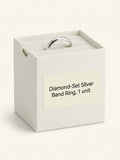 Cartier platinum diamond wedding band 0.03ct, UK version