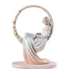 Lladró In Her Thoughts porcelain sculpture, UK version