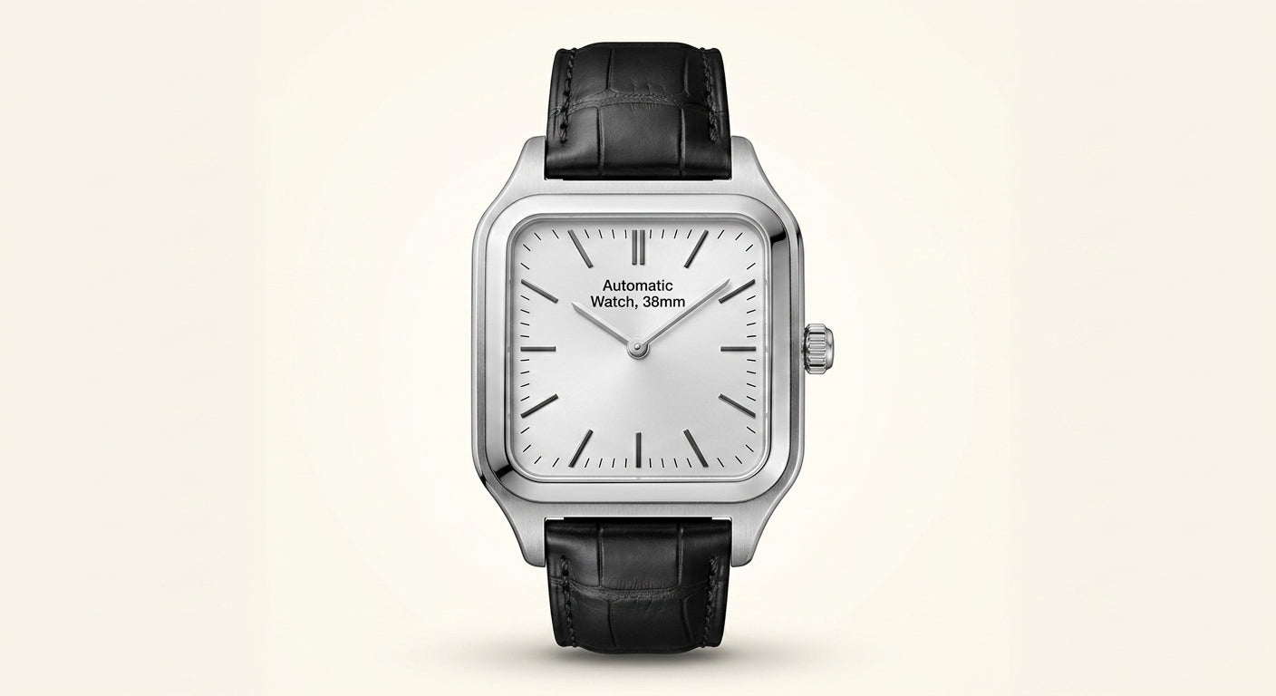 Cartier Santos de Cartier rose gold and stainless steel watch 27.5mm, imported from the UK