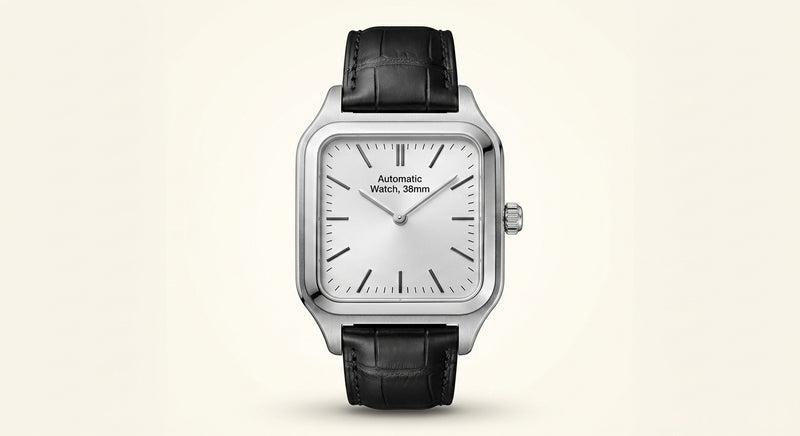 Cartier Santos de Cartier rose gold and stainless steel watch 27.5mm, imported from the UK