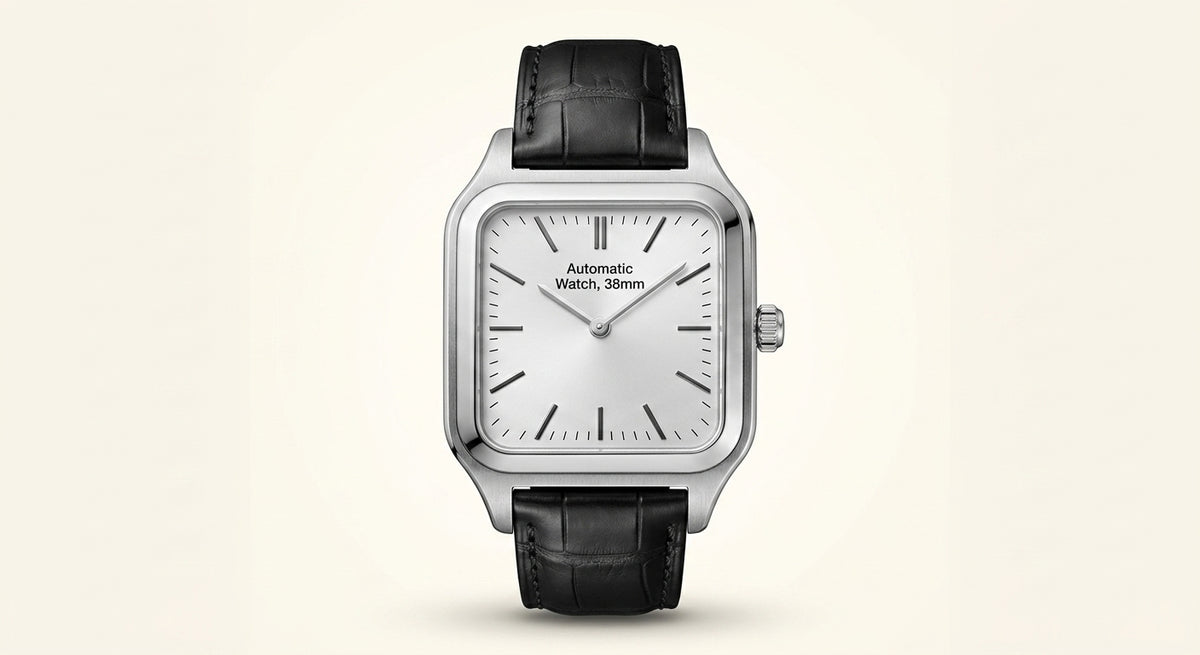 Cartier Santos de Cartier rose gold and stainless steel watch 27.5mm, imported from the UK
