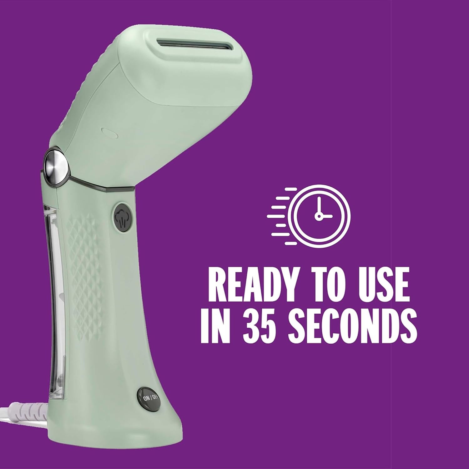 Conair garment steamer green, imported from the UK