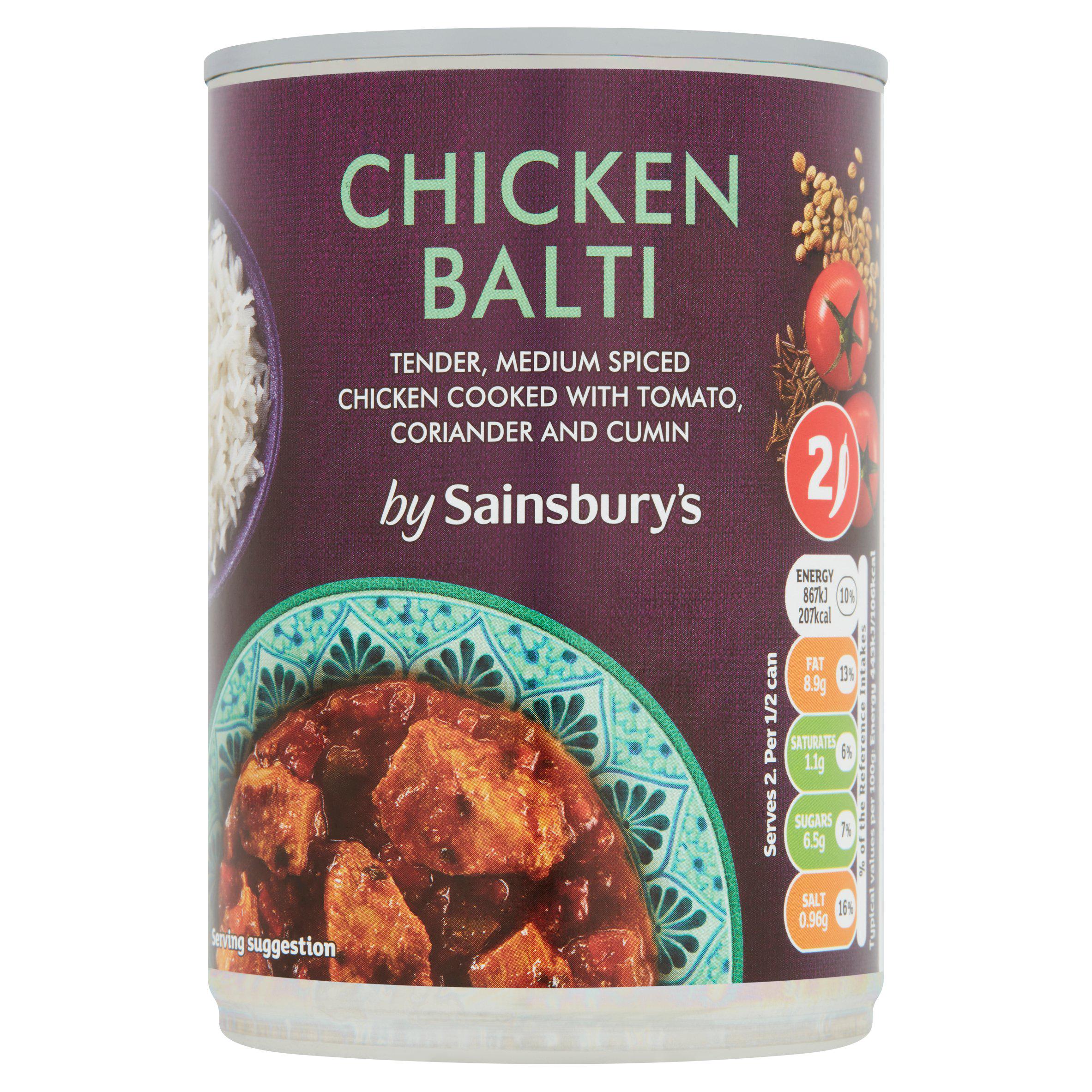 Sainsbury's Chicken Balti 392g GOODS Sainsburys   