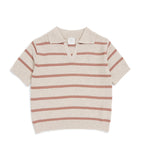 Eleventy Kids cotton stripe polo shirt 2-16 years - British product