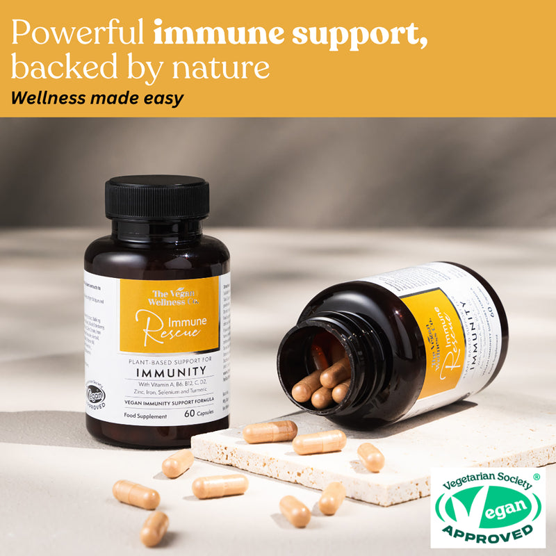 The Vegan Wellness Co Immune Rescue 60 capsules - British product