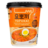 Yopokki sweet and spicy rapokki cup rice cake ramen (British brand)