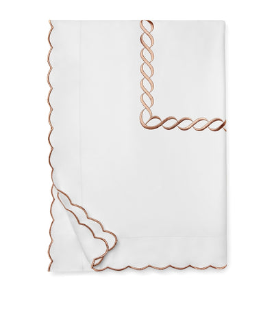 Harrods King Size Cotton Duvet Cover with Chain Motif Design, 230cm x 220cm- Buy online at McGrocer